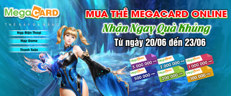 Mua Thẻ Megacard Online - Nhận Ngay Quà Khủng