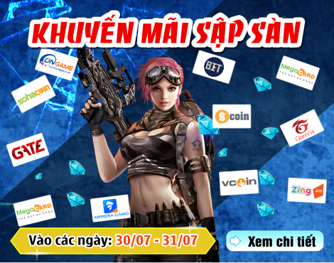 Thẻ game khuyến mãi sập sàn chỉ duy nhất 2 ngày