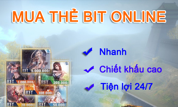 Chỉ Mất 3 Phút Để Mua Thẻ Bit Online Nạp Vào Game