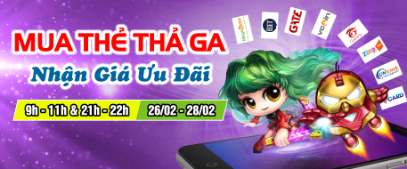 Mua Thẻ Thả Ga - Nhận Giá Ưu Đãi