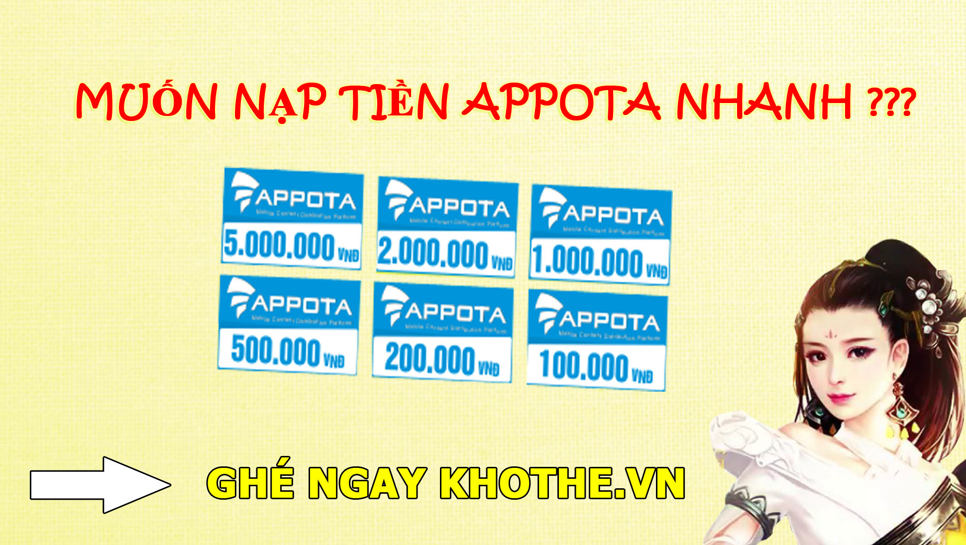 Mua Thẻ Appota Thế Nào Để Nạp Tiền Appota Nhanh Nhất?